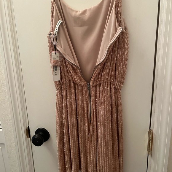 Brand new Allison Olivia off blush color with rhinestones . - Picture 4 of 4